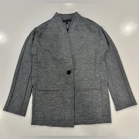 NWOT never worn banana republic oversized herringbone blazer jacket sz XXS - Picture 3 of 10